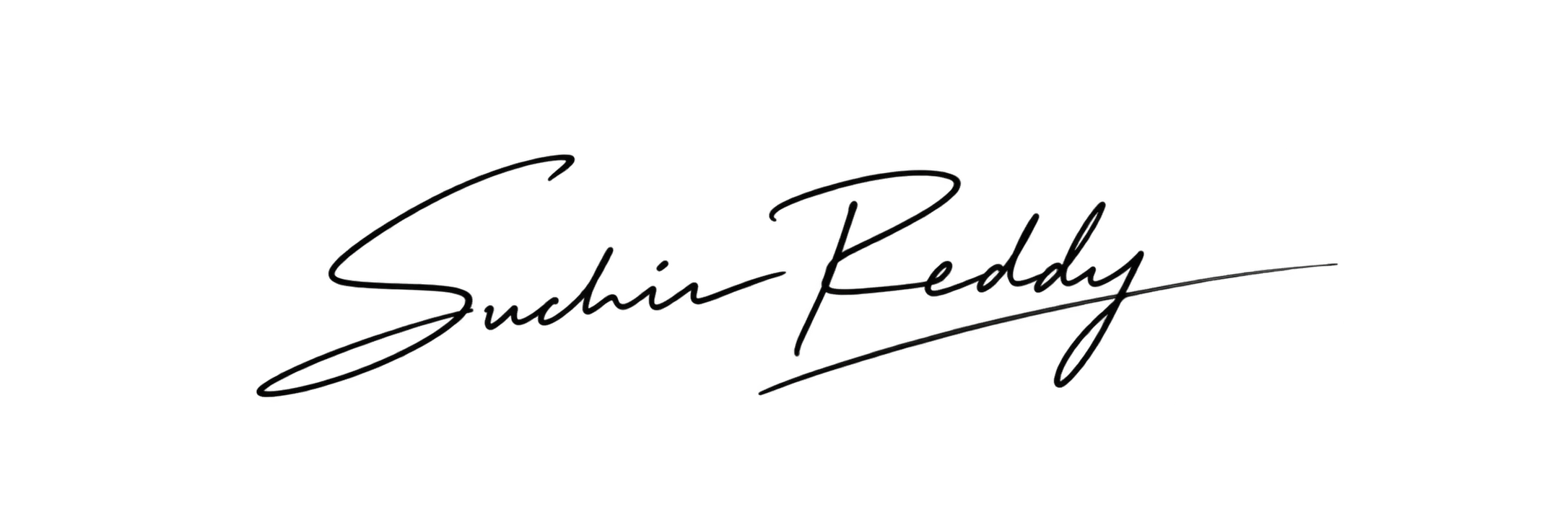 Suchir Reddy Signature